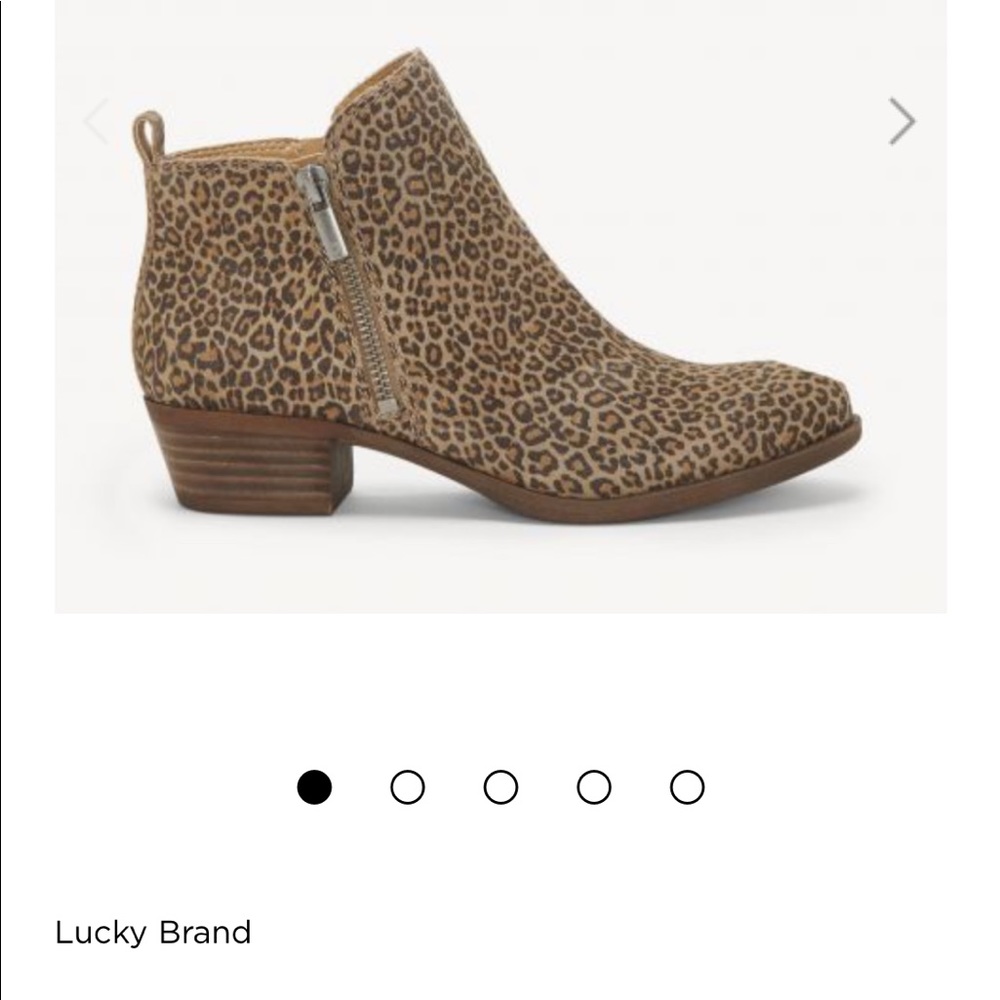 Lucky Brand Cheetah Print Booties